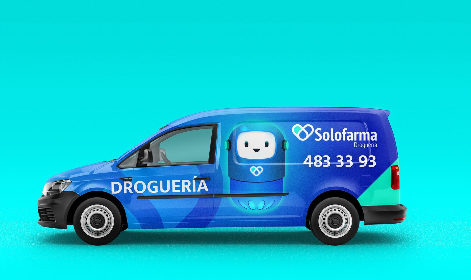 Vehículo de domicilios de Solofarma